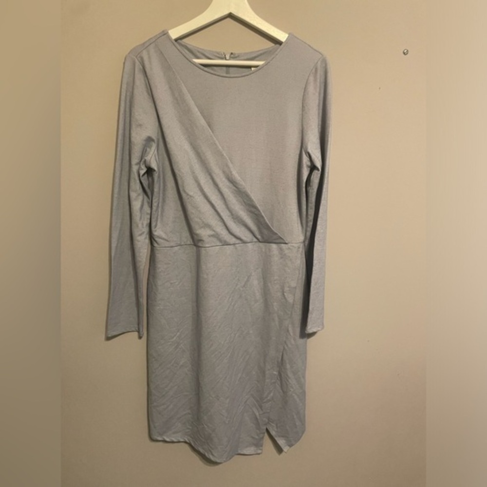gianni bini dress blue gray colorish size‎ medium